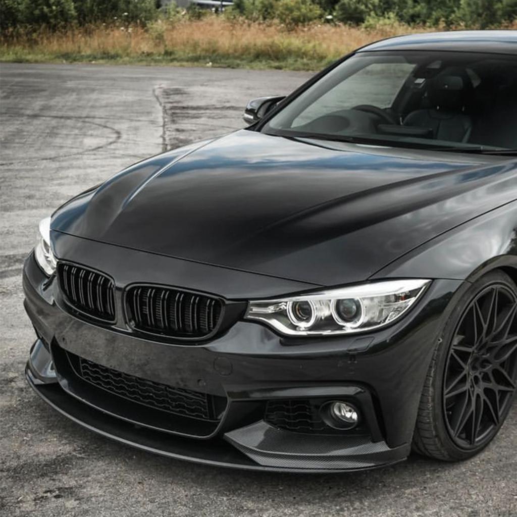 For BMW 4 Series F32 F33 F36 M-Tech 2014-2020 Car Front Bumper Splitter Lip Front Blade Body kits Side Splitter Trim Accessories