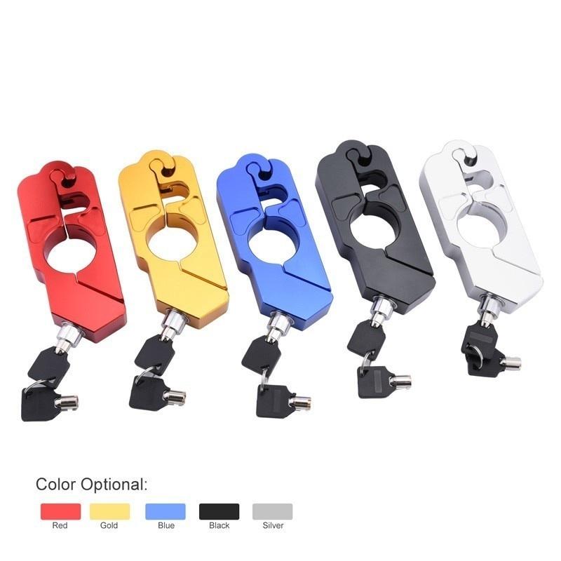 Outdoor Safety Locks Motorcycle Handlebar Grip Street Security It Scooter Atv Dirt Bikes Auto Helmet Lock