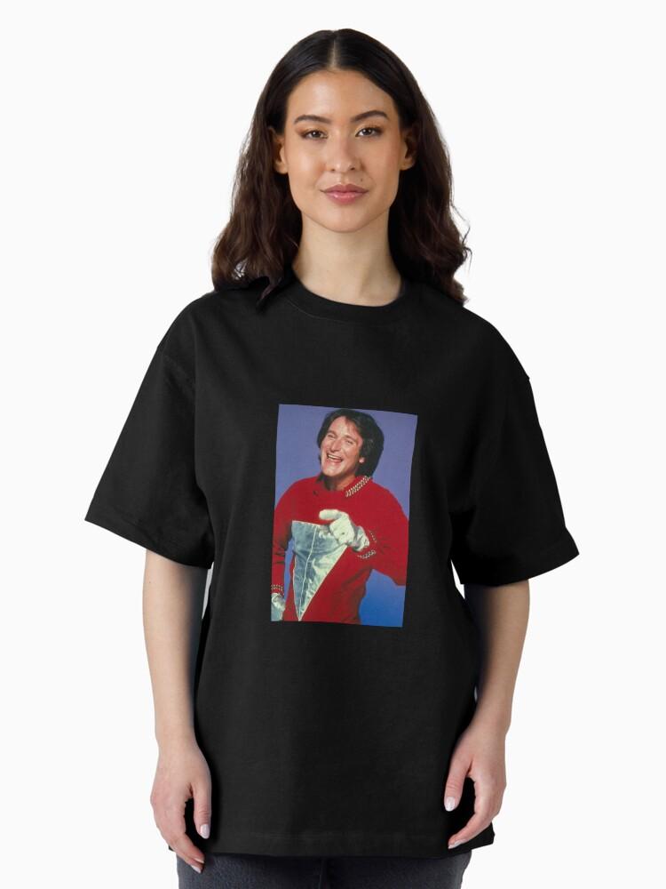 Mork From Ork Robin Williams Mork and Mindy Poster Oversized Unisex T-Shirt