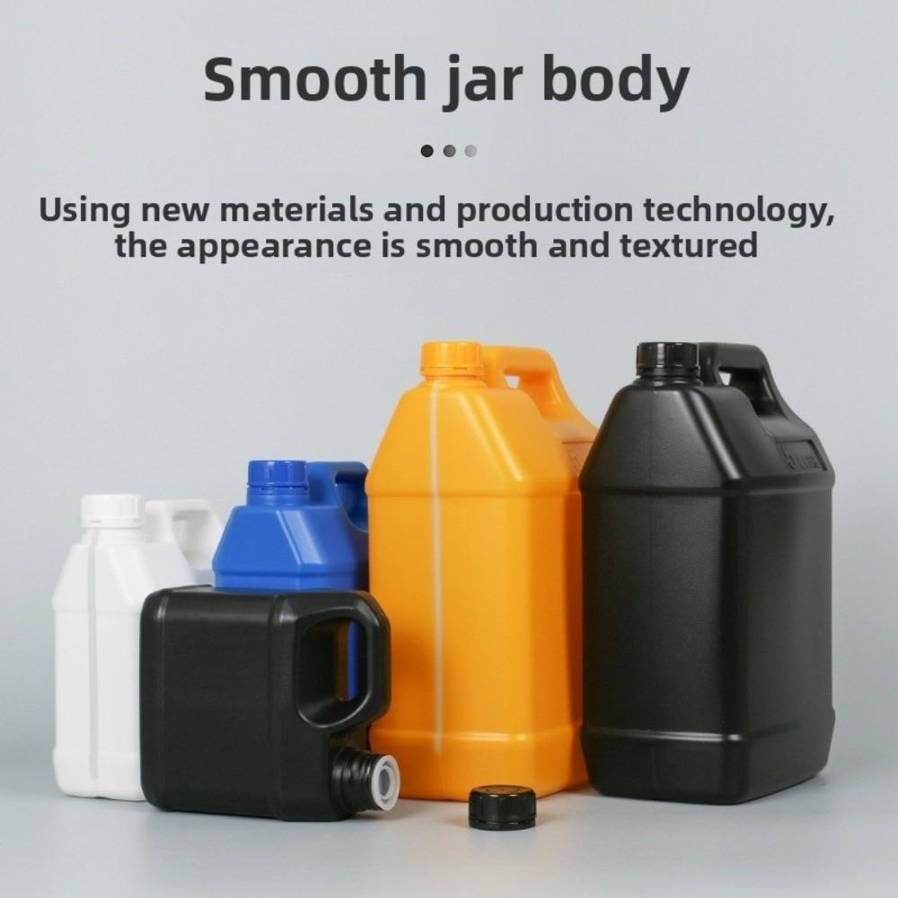 1/2/3/4/5/6/10L Plastic Airtight Bottle Food Grade Oil Jerrican Multipurpose HDPE Bucket  Yogurt