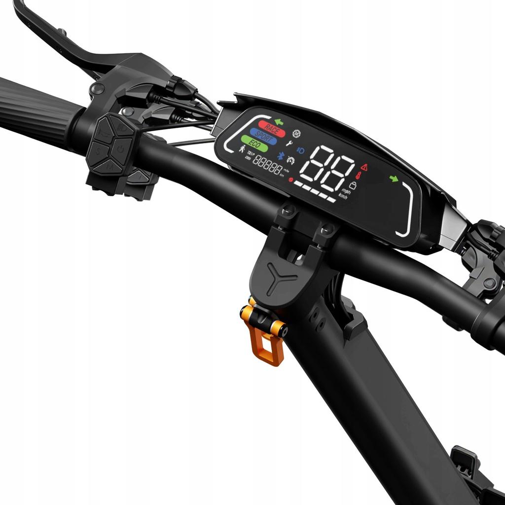 Faltbarer Elektroroller S1Plus Fahrzeug 1200W 48V 15Ah 45 km/h 55 km 10" Run-Flat-Reifen