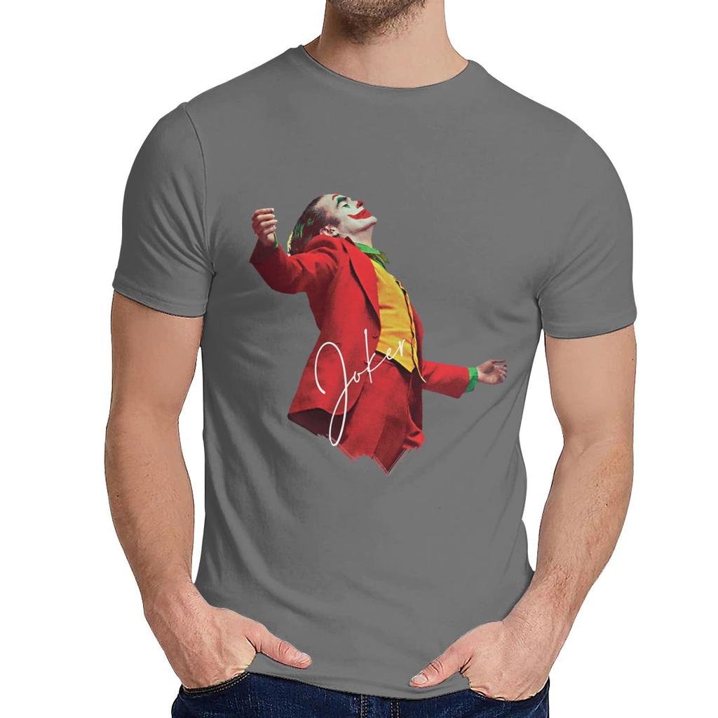 Maglietta da uomo Fantastico Merch Of Joker Joker Joaquin Phoenix Uomo casual in cotone naturale SO