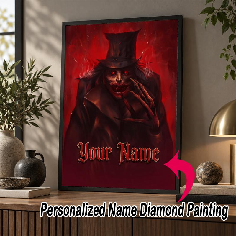 Custom Name The Babadook 5D Diamond Painting Personalized Full Drill Diamond Art Kit Gift