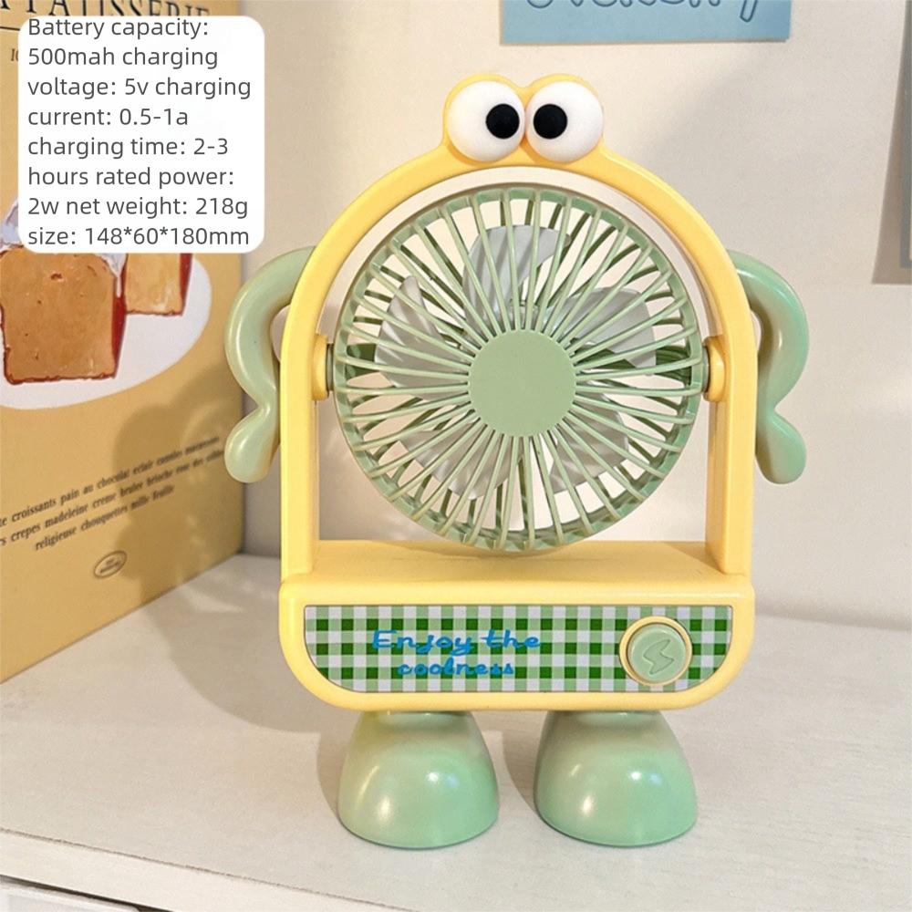 USB Rechargeable Halter Fan Quiet Operation Mini Fan Portable Handheld Fan  Travel Companion