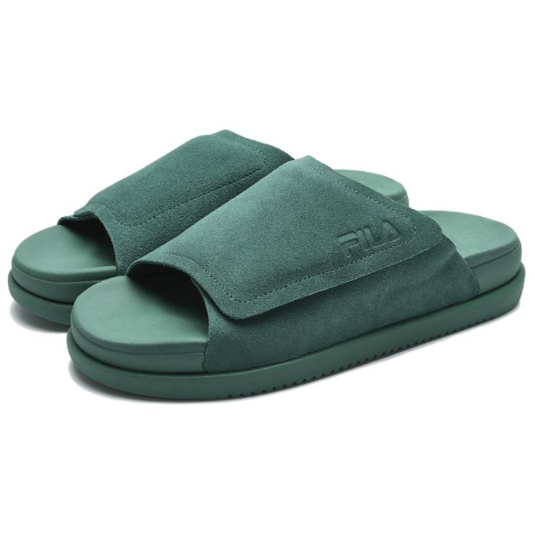 New FILA Casual Slide Slippers Men's Cool Green F12M421501FFI
