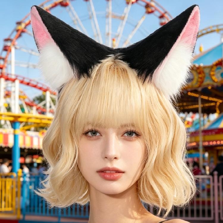 Lightweight Kitten Ears Hairband Cosplay Headbands Ideal for Coser Conventions and Themed Event