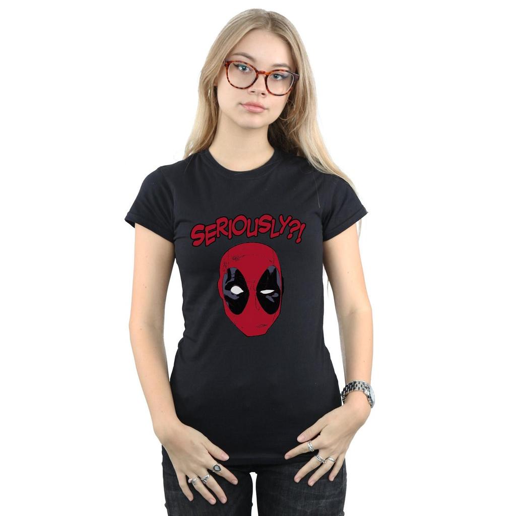 Marvel Womens/Ladies Deadpool Seriously Cotton T-Shirt