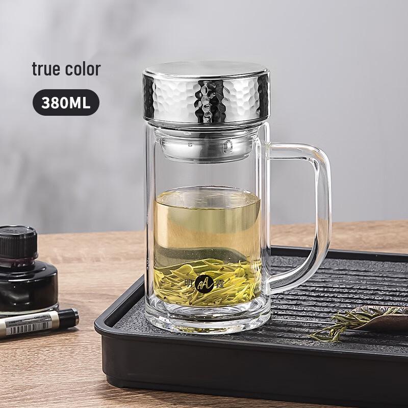 Mingxia Single-Layer High Borosilicate Glass Mug with Handle
