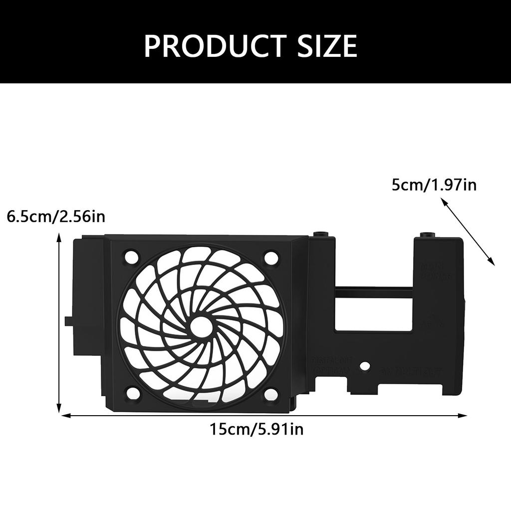 Gaming Accessories for Fat Mute Fan Bracket with Cooling Fan Fan Kit Replacement Console Cooling Fan