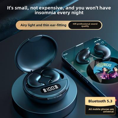 Bezdrátová sluchátka Sleep Bluetooth Bezdrátová mini Side Sleep Ultratenký sportovní běh Neviditelný digitální displej