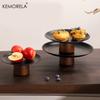 KEMORELA Akacietræ Kagefad Med Fod Dessert Display Til Bryllupper Fødselsdage Cupcakes Bakke Halloween og Jul Kagebakke