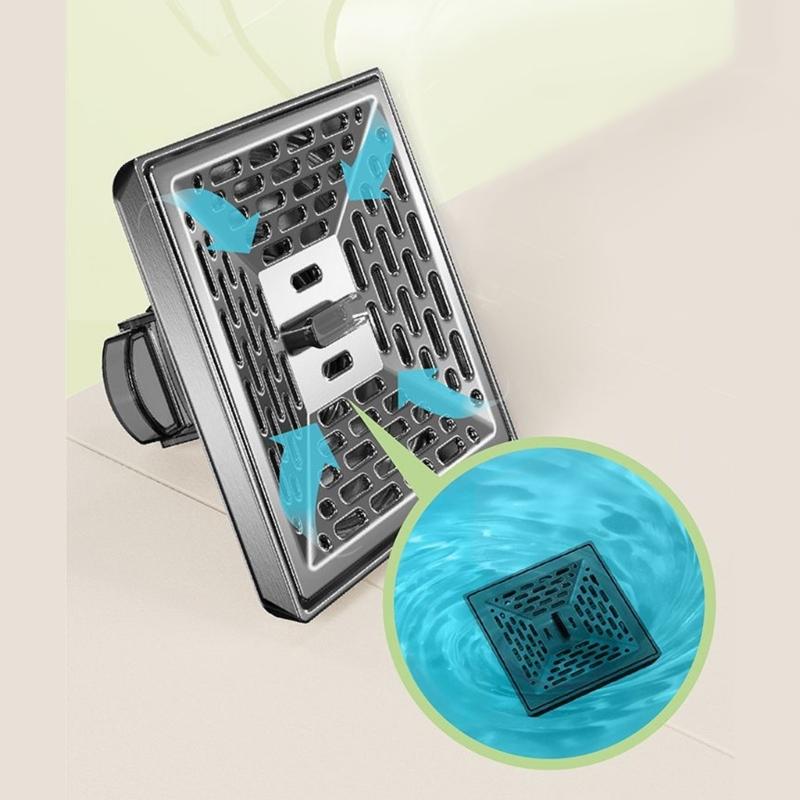  Shower Floor Drain Stainless Steel Floor Strainer  Drainer Bathroom Shower Strainer Filter With Removable Cover