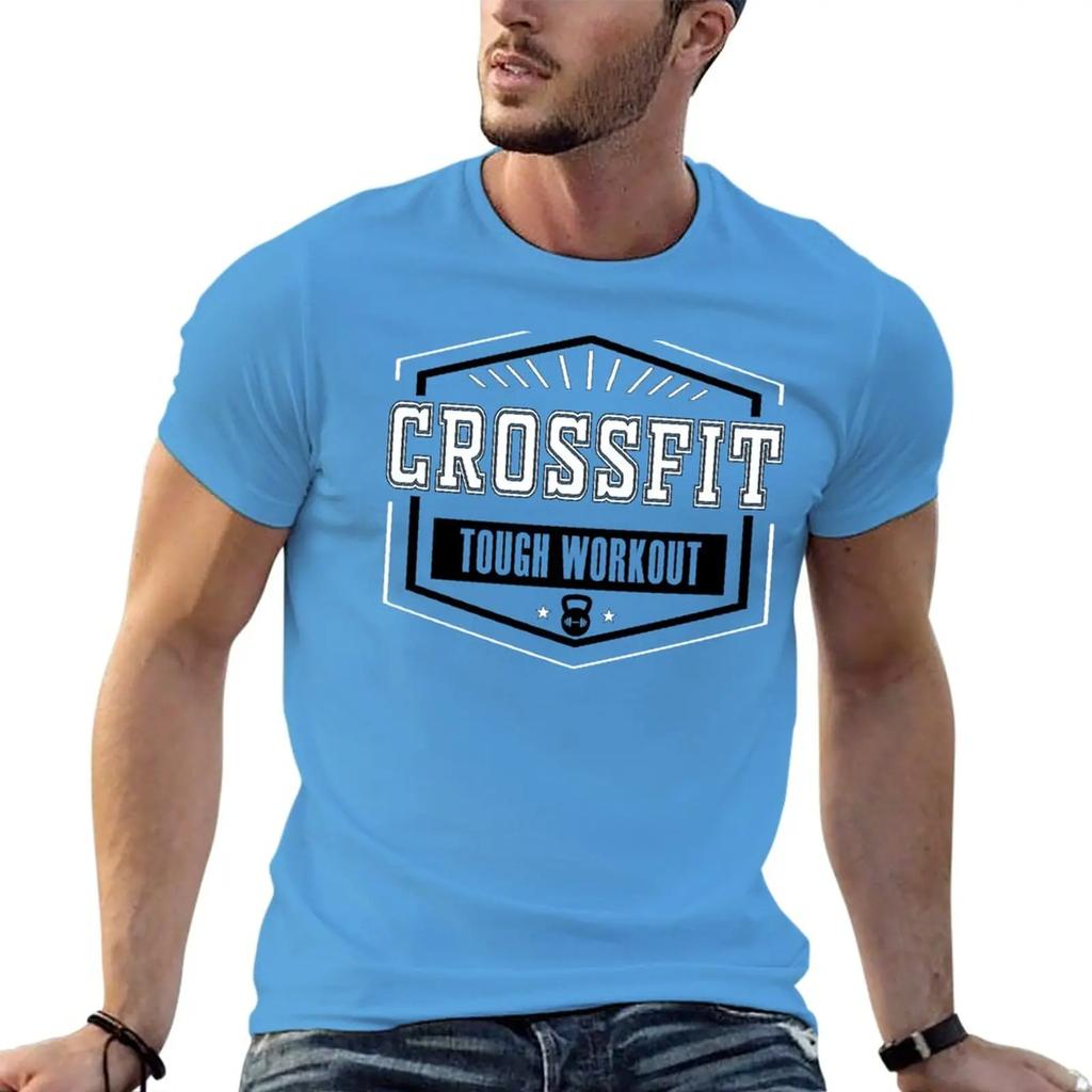 New Crossfit T-Shirt tops Aesthetic clothing t shirts for men