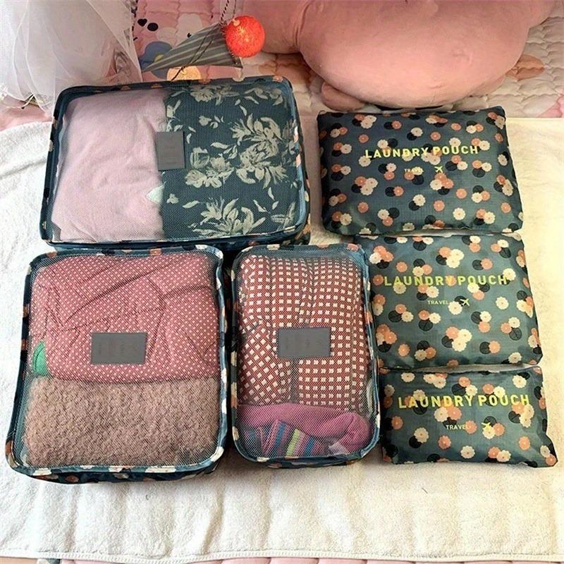 6pcs/set Storage Bag Underwear Luggage Bag, Travel Clothing Storage and Organization Bag