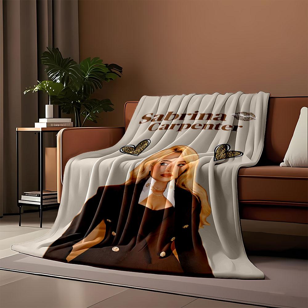 Leopard Heart Fashion Blanket for All Seasons Blanket Lunch Break Throw Gift