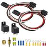 175-185 Degree Car Cooling Fan Thermostat Switch Sensor Relays Wire Harness 12V