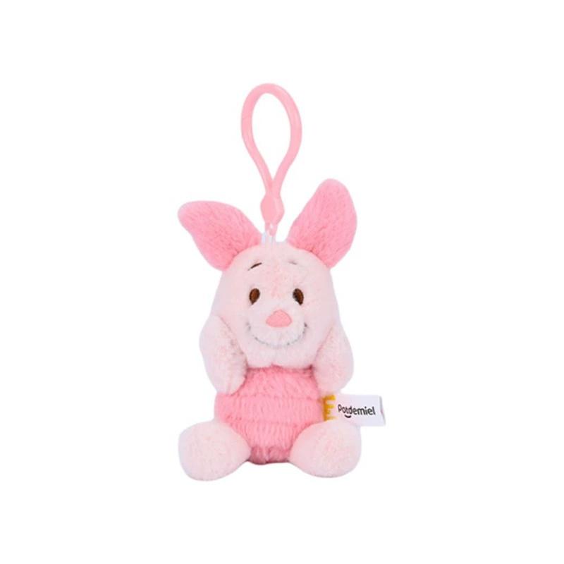Genuine Winnie The Pooh Piglet Tigge Eeyore Plush Keychains Small Pendant School Bag Hanging Christmas Birthday Gifts Kids Toys