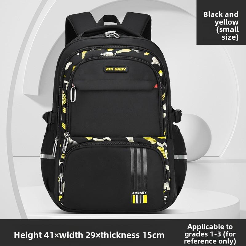 Kids School Backpack With Letter Print And Ultralight Nylon For Boys Grades 34