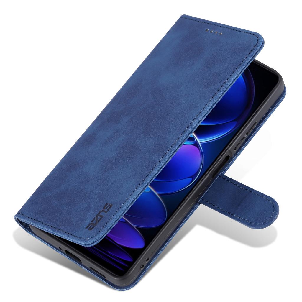 AZNS For Xiaomi Redmi Note 12 Pro 5G/Note 12 Pro Speed 5G/Poco X5 Pro 5G Phone Case PU Leather Wallet Stand Flip Folio Protective Cover