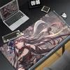 HD Genshin Impact Hu Tao Game Mousepad PC Gaming Accessories Laptop Pad Non-Slip Rubber Soft Edge locking XXL Large Keyboard Mat
