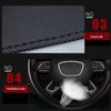 DIY Car Steering Wheel Hand Sewing Cover Microfiber Leather Car Wheel-Cover Breathable Steer Cover Cubre Volante Auto