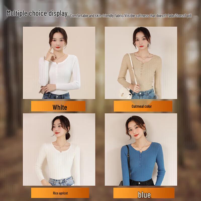 Jeanswest Women's Knitted Long Sleeve Base Layer Top