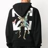 Off-White Pascal Skeleton Hoodie Black Men Tops OMBB037F20FLE0011010