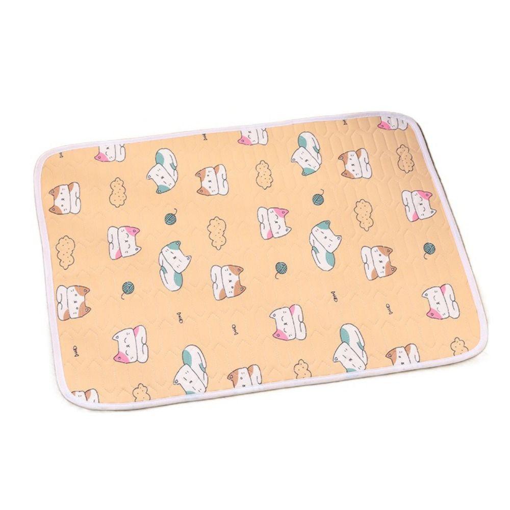 Non-slip Pet Ice Pad Latex Cotton Pet Cool Mat Bed Portable Summer Cat Sleeping Mat  Camping