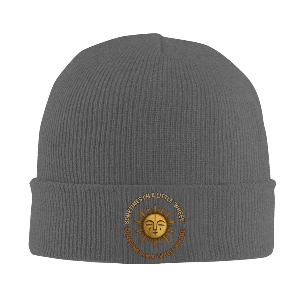 Adult Sometimes Im A Little Wheee Esquie Mon Ami Clair Obscur Expedition 33 Beanie Hats Vintage Knit Hat Spring Kpop Caps