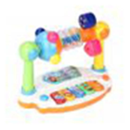 

Детское пианино с вращающейся музыкой, светом и звуком, развивающая игрушка, детский подарок A