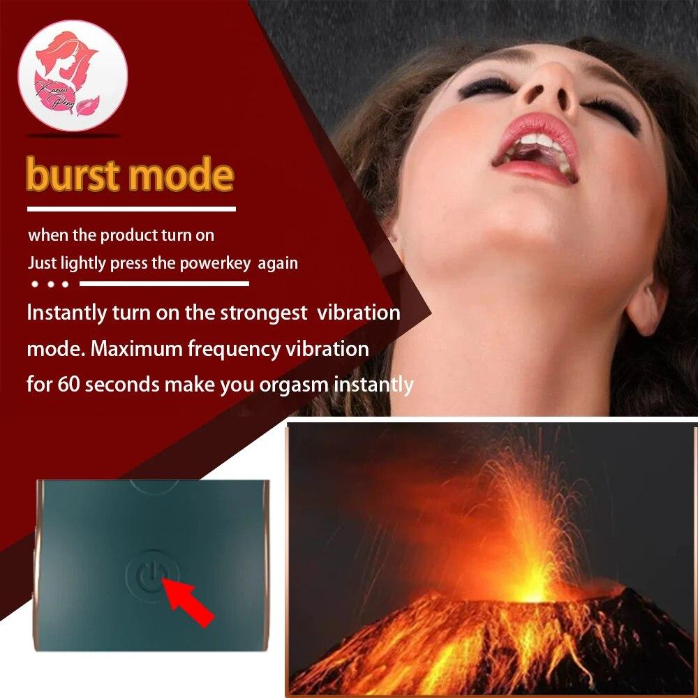 Powerful Vibrator for Women G Spot Rabbit Female Clitoris Stimulator Rechargeable Vibrating Sex Toy