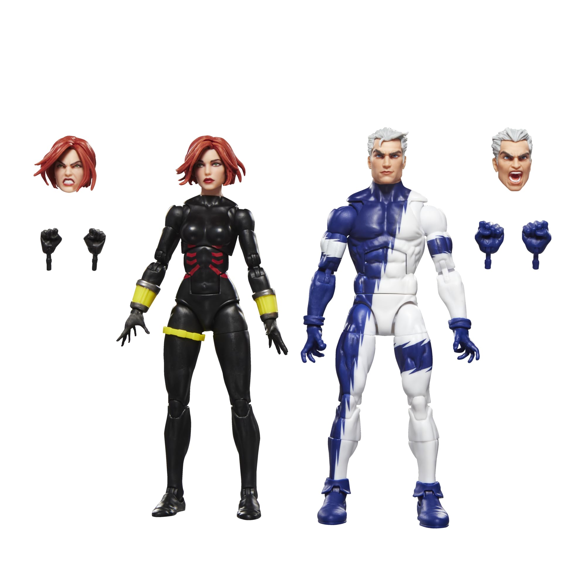 Hasbro MARVEL Legends Series Black Widow The Crossing Comic Collection 15cm Action Figure G2122 & Quicksilver, Avengers (Authentic)