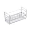 Iron Storage Rack Kitchen Bathroom Sink Sponge Drain Rack Desk Organize Box