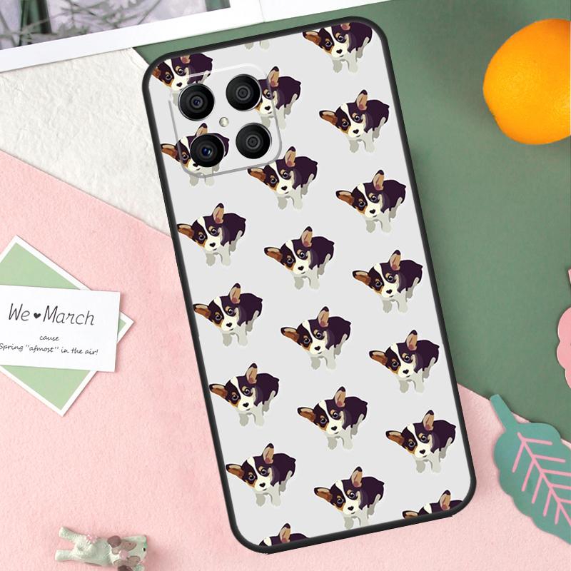 Cute Cartoon Corgi Dog Case For Honor 200 Lite 50 70 90 X9b X9a X8b X8a X8 X9 X9c Honor Magic 7 Pro 5 6 Lite Cover