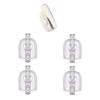 3/5Pcs Punk Hip Hop Teeth Grillz Bling Single Dental Braces Rhinestone Teeth Caps  Men/Women