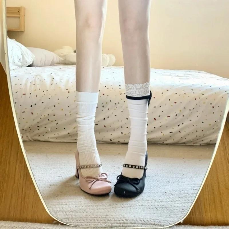 Fashion Ladies Shoes 2025 High Quality Slip On Women's High Heels Fashion Crystal Dress Pumps Women Hot Sale Butterfly-knot Heels Women