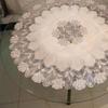Vintage Oil-proof Round Tablecloth Anti-scalding Tea Tablecloth Round Tablecloth for Living Room Table