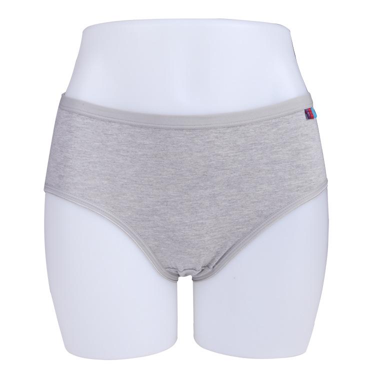 Damen Übergröße Ganzbaumwolle Mittelhohe Taille Atmungsaktive Slips - Einfarbig und Bequem