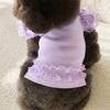 Flying Sleeve Pet Summer Vest Lace Pet Dress Pet Supplies Dog Clothes  Spring