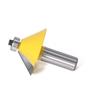 45 Degree Bevel Cutter 1/2 Handle 12 Handle Woodworking Milling Cutter Engraving Machine Cutter Head 45 Degree Chamfer Cutter Chamfer Cutter Head