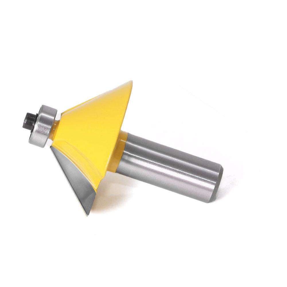 45 Degree Bevel Cutter 1/2 Handle 12 Handle Woodworking Milling Cutter Engraving Machine Cutter Head 45 Degree Chamfer Cutter Chamfer Cutter Head