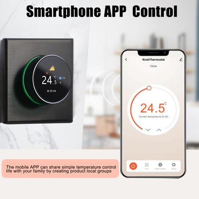 WiFi Smart Thermostat Temperature Controller Weekly Programmable Button Control/ Mobile APP/ Voice Control Compatible with Alexa