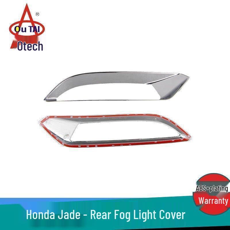 

Otai Накладка на рамку заднего противотуманного фонаря для 13 Honda Jade - Яркий серебристый хром Yes