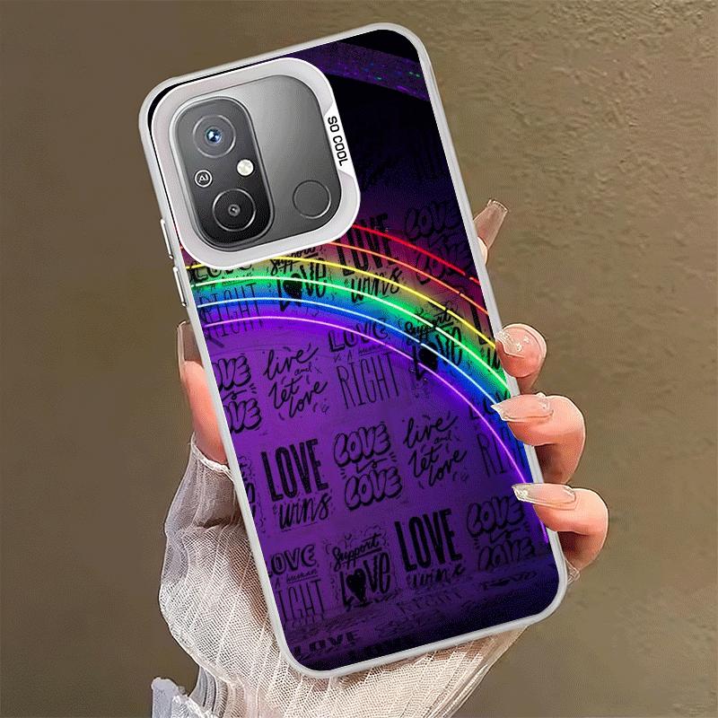 LGBT Rainbow Love Is Love Soft Phone Case for Xiaomi Redmi 15C 15 14C 13C 12C Poco X5 X6 X7 Pro X3 F8 F7 Ultra M8 13 12 Cover Ba