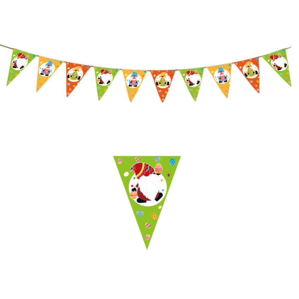 Kaninchen Karotten Muster Hase Wimpelkette Osterdeko Hängendes Banner Osterdekoration Heimdekoration