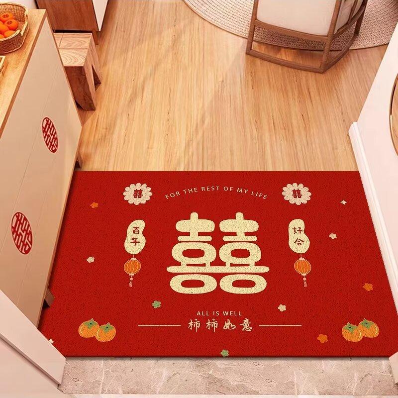 Wedding Bathroom Door Absorbent Mat Toilet Household Quick-drying Carpet Toilet Diatomaceous Mud Non-slip Cushion
