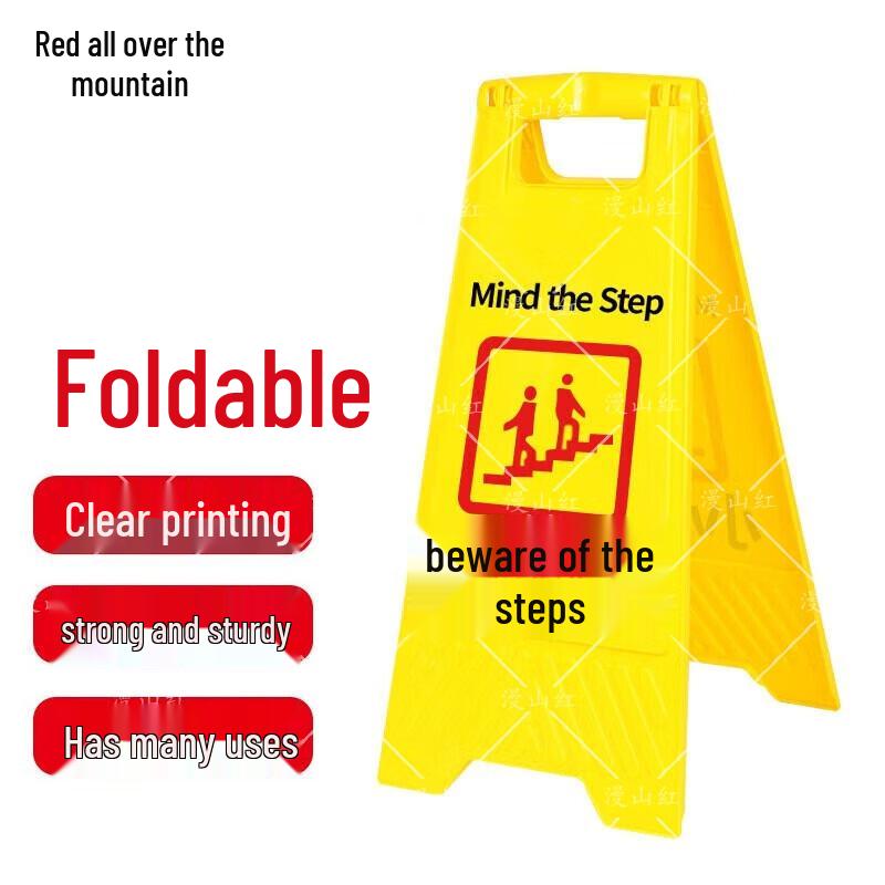 Foldable A-Frame Warning and Notice Sign
