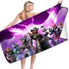 Fortnite Strandtücher Mikrofaser Badetuch Jungen Mädchen Sanft Tragbar Cartoon Bade Strand Spa Bademantel Waschkleidung Schnell Trocknend