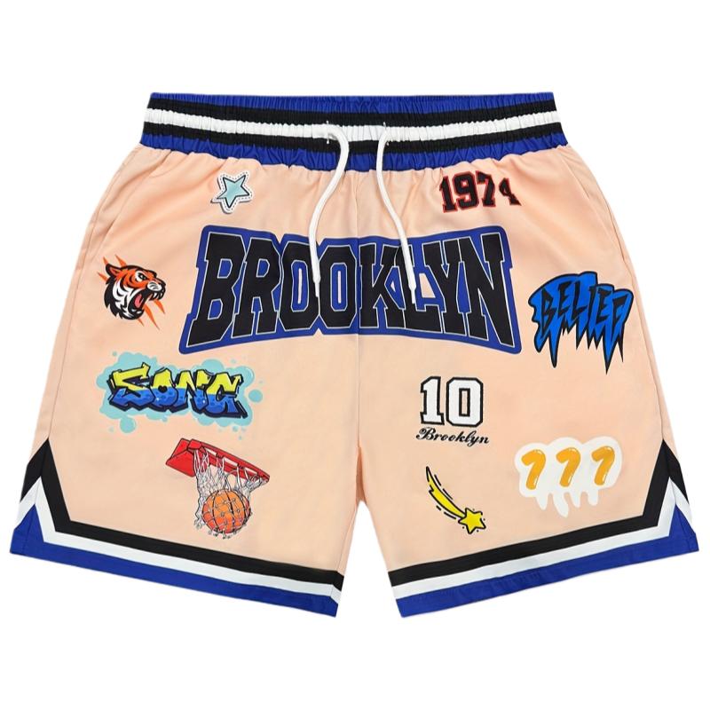 Europe and America Funny Basketball Printed Kids Beach Shorts 3D Printing For Kids Casual Shorts Boy's and Girl's Sports Shorts