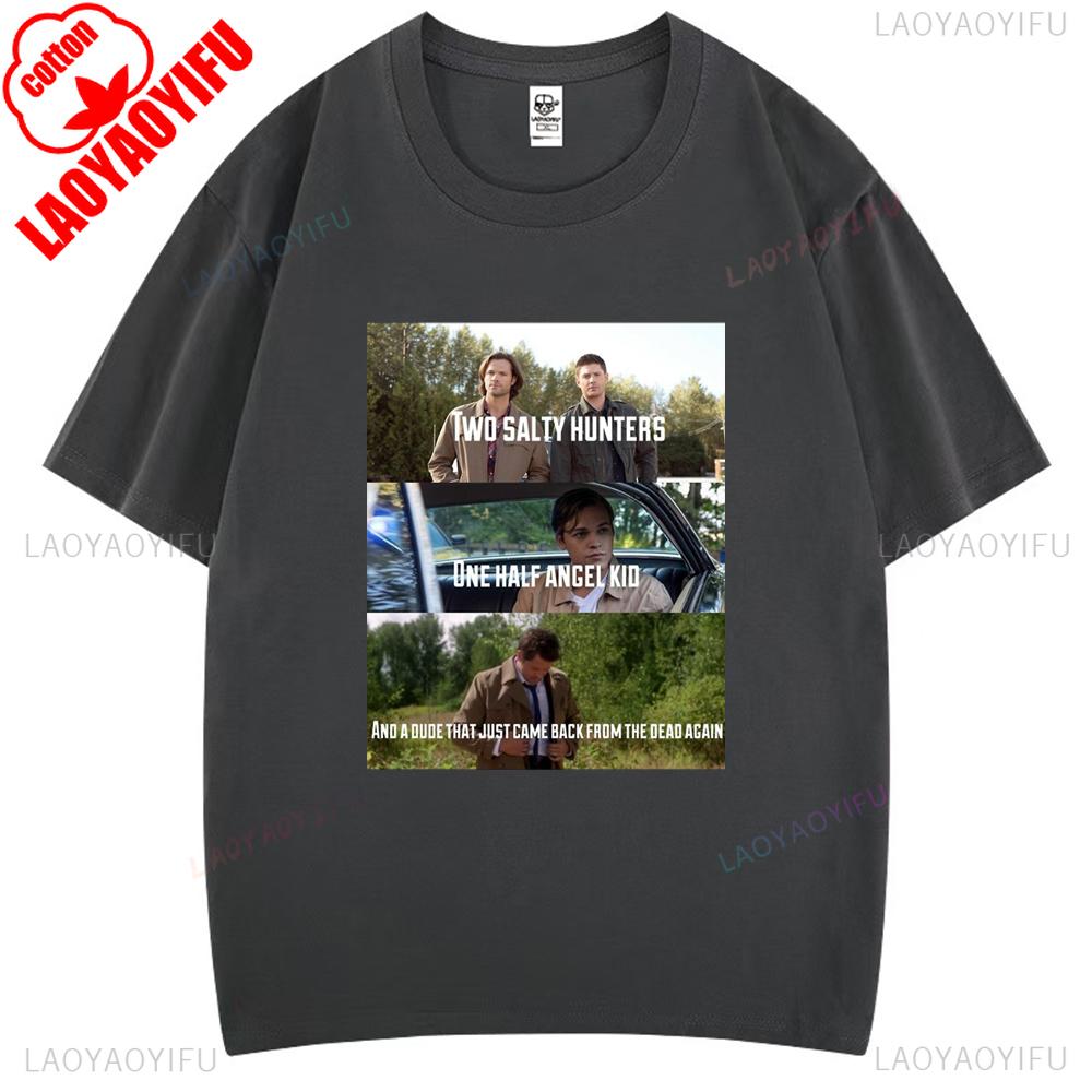 Klasické Vintage Filmové Nadpřirozené Tričko Ženy Muži Komiks Vysoce Kvalitní Bavlna Ležérní Top Dámské Harajuku Streetwear Oblečení